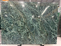 Dalles et carreaux de marbre vert moderne naturel Verde Levanto Alpi Veria pour plans de travail de salle de bain, bancs et tables d'hôtels