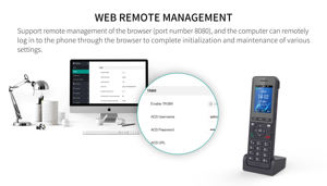Téléphone <span class=keywords><strong>IP</strong></span> fixe GSM pour bureau à domicile SASINCOMM S07-4G, téléphone fixe sans fil, <span class=keywords><strong>Android</strong></span> 4.2.2, WiFi, VoIP, SIP - Product Image 4