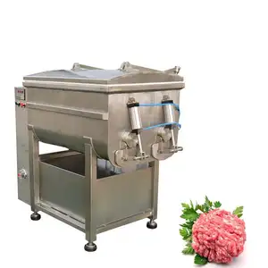 Hot Selling 40Kg Used 50Kg/H Top Quality Machine For Burger Vaccum Meat Mixer