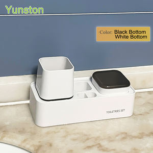 Vendita calda per uso domestico di lusso per bagno spazzolino da denti ripiano di alta qualità moderna scatola di immagazzinaggio per spazzolino da denti staccabile - Product Image 4