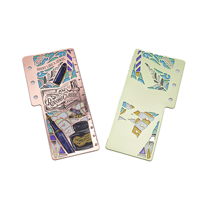 Read Lover Gift Laser Engravable <b>Bookmarks</b> <b>Bookmark</b> with Ruler and Magnifying - Product Image 2