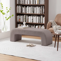 Banc à chaussures multifonctionnel moderne haut de gamme pour entrée, canapé de salon, mobilier de maison, siège avec coussin, chaise, pied de lit