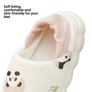 <span class=keywords><strong>Zapatos</strong></span> de Confinamiento con Banda Elástica, Transpirables, Antideslizantes, con Diseño de Dibujos Animados, Finos para Verano, para Mujeres Posparto, con Punta Cerrada - Product Image 4