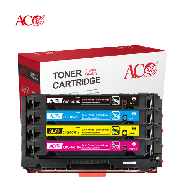 ACO Supplier Toner Cartridge CRG067 CRG067H CRG 067 067H Compatible for Canon LBP632CdW LBP633Cdw MF653Cdw LBP656Cdw MF654Cdw