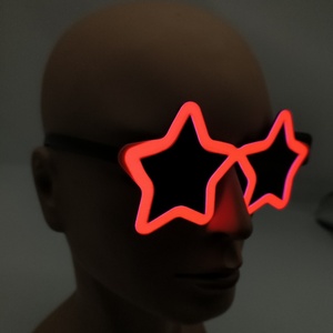 ファッションスター型LEDライトアップ眼鏡面白いパーティーデコレーションワイヤレス点滅LEDメガネ - Product Image 4