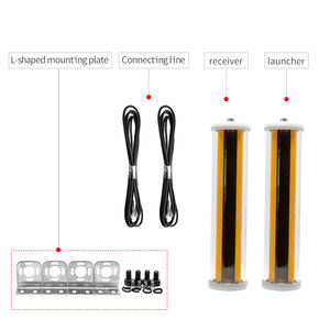 आउटडोर प्रेरण झंझरी प्रकाश पर्दा सेंसर विकिरण डिटेक्टर इलेक्ट्रॉनिक बाड़ निविड़ अंधकार विरोधी चोरी अलार्म अवरक्त - Product Image 4