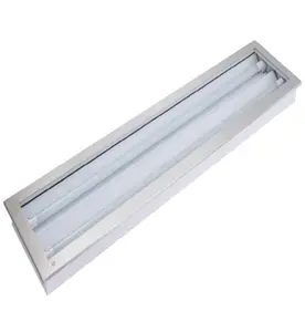 1x4ft cleanroom hospital bottom opening ceiling flush mount ip65 t8/t5 led fluorescent light tube fixture