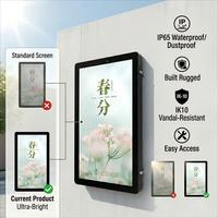 Layar Signage Digital Luar Ruangan Terpasang di Dinding Sinmar, Papan Iklan Elektronik Luar Ruangan, Layar Digital untuk Periklanan