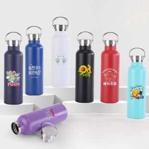 Bouteilles d'eau personnalisées en gros avec logo, bouteilles de sport en acier inoxydable pour cadeaux promotionnels - Product Image 3