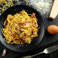 500g de Spaghettis Italiens aux Semoule de Blé Dur, Pâtes Fraîches Artisanales pour Recettes Italiennes Traditionnelles Séchées et Emballées en Sachet