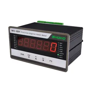 Đồng hồ MIC-6BS 0-5V/10V hoặc 4-20mA đầu vào smowo Màn hình LCD kỹ thuật số 6 bit hiển thị mét