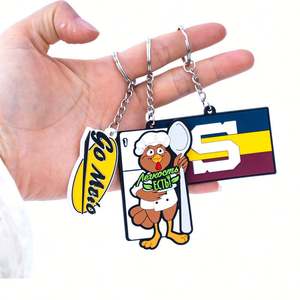 Barato personalizado hecho a mano Pvc goma motocicleta llavero al por mayor - Product Image 5