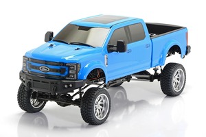 GENRACING 8992 1/10 4WD Camion personnalisé surélevé, empattement 407 mm, éclairage LED RGB sous châssis, servo métallique 12 kg, étanche, bleu, <span class=keywords><strong>voiture</strong></span> RTR - Product Image 3