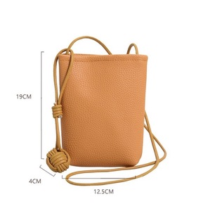 Bolso Bandolera Mini con Textura Exclusiva 2026 <span class=keywords><strong>para</strong></span> Mujer, Bolso Casual Simple <span class=keywords><strong>para</strong></span> Teléfono Móvil, Diseño Versátil <span class=keywords><strong>de</strong></span> Moda Coreana - Product Image 3