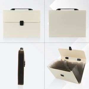 Carpeta de Archivos Tipo Acordeón Portátil con Logotipo Personalizado, Organizador Multibolsillos con 13 Compartimentos, Almacenamiento Protector de Archivos para Oficina, Estudiantes y Escuela - Product Image 3