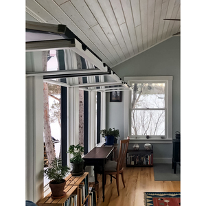 หน้าต่างบานพับอะลูมิเนียมสีดำขายดีที่สุด กระจกทะลุหน้าต่าง ขนาดสั่งทำได้ สำหรับใช้ในบ้านและเชิงพาณิชย์ - Product Image 6