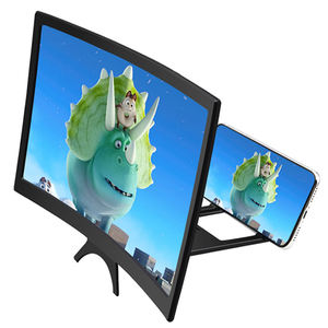 BIJIA 12 นิ้วเดสก์ท็อปพับผู้ถือวิดีโอ HD ขาตั้ง 3D ขยายโค้งโทรศัพท์มือถือหน้าจอแว่นขยายเครื่องขยายเสียงสําหรับสมาร์ทโฟน - Product Image 1