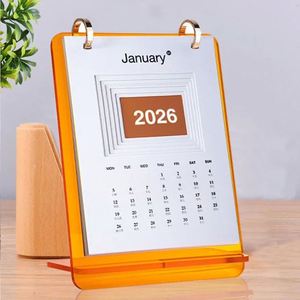 2026 New Style Desk Calendar <b>Gift</b> <b>Creative</b> Office Decoration Souvenir Corporate Logo Customization - Product Image 3