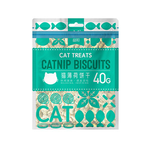 บิสกิตแคทนิป 40 กรัม ขนมแมว ช่วยผ่อนคลาย สร้างแรงบันดาลใจ - Product Image 1