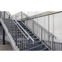Ventes directes des fabricants de structures en acier pour entreprendre une ingénierie personnalisée de plate-forme d'usine d'escalier en acier