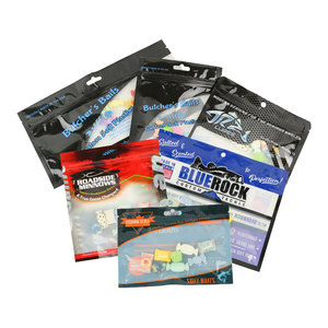 blue tackle bags with plastic zipper Reaction Clear Storage Bag Tackle Pak - Water-Resistant Storage Small duty storage system built for serious anglers 20-Pack Plastic Soft Bait Bags