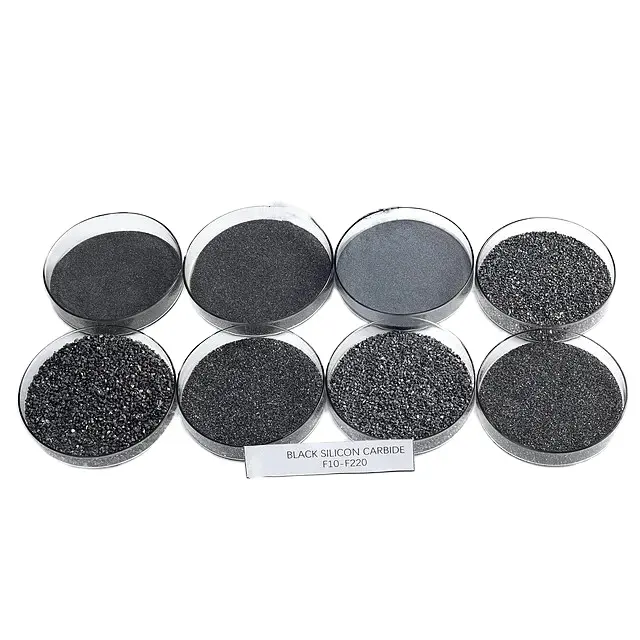 Elektrische Leitfähig keit Schwarzes Silizium karbid pulver SiC-Pulver Siliziumkarbid-Granulat-Fein pulver