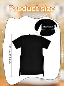 Kimono Impermeabile in Poliestere con Logo Personalizzato per Parrucchieri, Saloni di Bellezza, Spa, per Donne, Uomini, Adulti e Bambini - Product Image 2