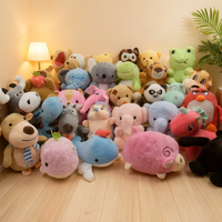 Groothandel 8 inch klauwautomaat poppen schattige dieren knuffelset zachte cartoon knuffels voor kraanautomaten