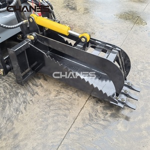 Mini-Kompakt lader Diesel-Kettenlader-Aufsatz Stumpf greifer für den Bau Zum Verkauf angeboten - Product Image 5