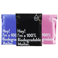 Sacs d'expédition en plastique écologique personnalisés en poly imprimés sacs d'expédition en plastique durable en poly