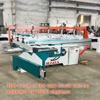 Scie à panneaux verticale automatique de haute précision PINLIANG avec table coulissante inclinable à 45/90 degrés et moteur 380V