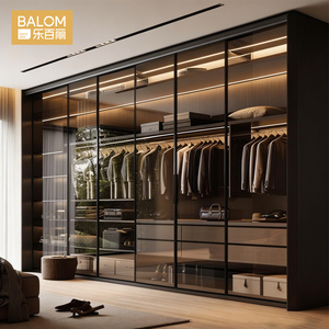 <span class=keywords><strong>Armario</strong></span> de Diseño Moderno y Lujoso con Puerta de Vidrio Personalizado BALOM, <span class=keywords><strong>Armario</strong></span> Extensible, Muebles de Diseño Personalizado, Vestidor para Villa - Product Image 1