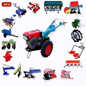 Mini <span class=keywords><strong>Tractor</strong></span> Agrícola de 22 HP con Arranque Eléctrico, <span class=keywords><strong>Tractor</strong></span> de <span class=keywords><strong>Mano</strong></span>, Arado, <span class=keywords><strong>Cortacésped</strong></span> - Product Image 5
