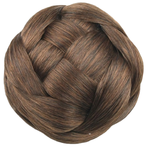 Perruques de style droit en fibre synthétique haute température pour femmes avec extensions de cheveux à bouton pression Chic <span class=keywords><strong>Chignon</strong></span> Design - Product Image 1