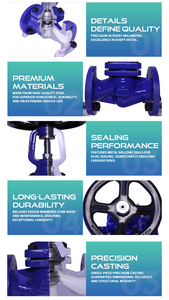 Trung Quốc wj41h tiêu chuẩn gang cầu van DN25 với PTFE lót ống thổi con dấu hướng dẫn sử dụng điện cho hơi nước - Product Image 3