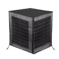 Housse de protection imperméable pour unité extérieure de climatiseur, en maille carrée, 600D, respirante, entièrement en PVC, avec dessus amovible, anti-poussière