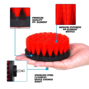 Electric Drill <strong>Brush</strong> <strong>Power</strong> Scrub Cleaning Kit Clean for Leather Sofas <strong>Power</strong> <strong>Scrubber</strong> <strong>Brush</strong> - Product Image 6