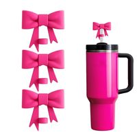 Capuchon de paille en silicone réutilisable et lavable, motif arc-en-ciel, certifié CE, personnalisé, pour accessoires 30 et 40 – Vente chaude
