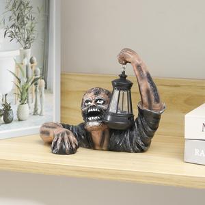 โคมไฟตกแต่งสยองขวัญซอมบี้โคมไฟกลางคืนฮาโลวีนไฟสวนพลังงานแสงอาทิตย์ไฟตกแต่งวันแห่งความตาย - Product Image 1