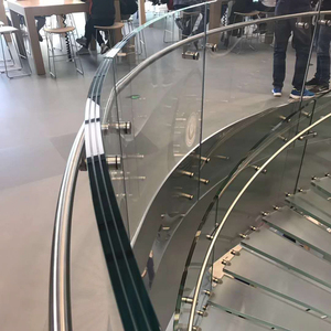 Solutions solaires personnalisées pour murs-rideaux en verre courbé laminé moderne pour hôtels de luxe, gymnases et salles |   Épaisseur de 10-12 mm | - Product Image 1