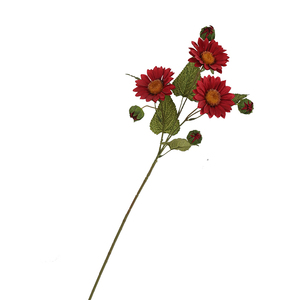 Tournesol Artificiel en Soie à 7 Têtes, Style Pastoral Mori, Composition Florale Décorative Douce pour la Maison - Product Image 2