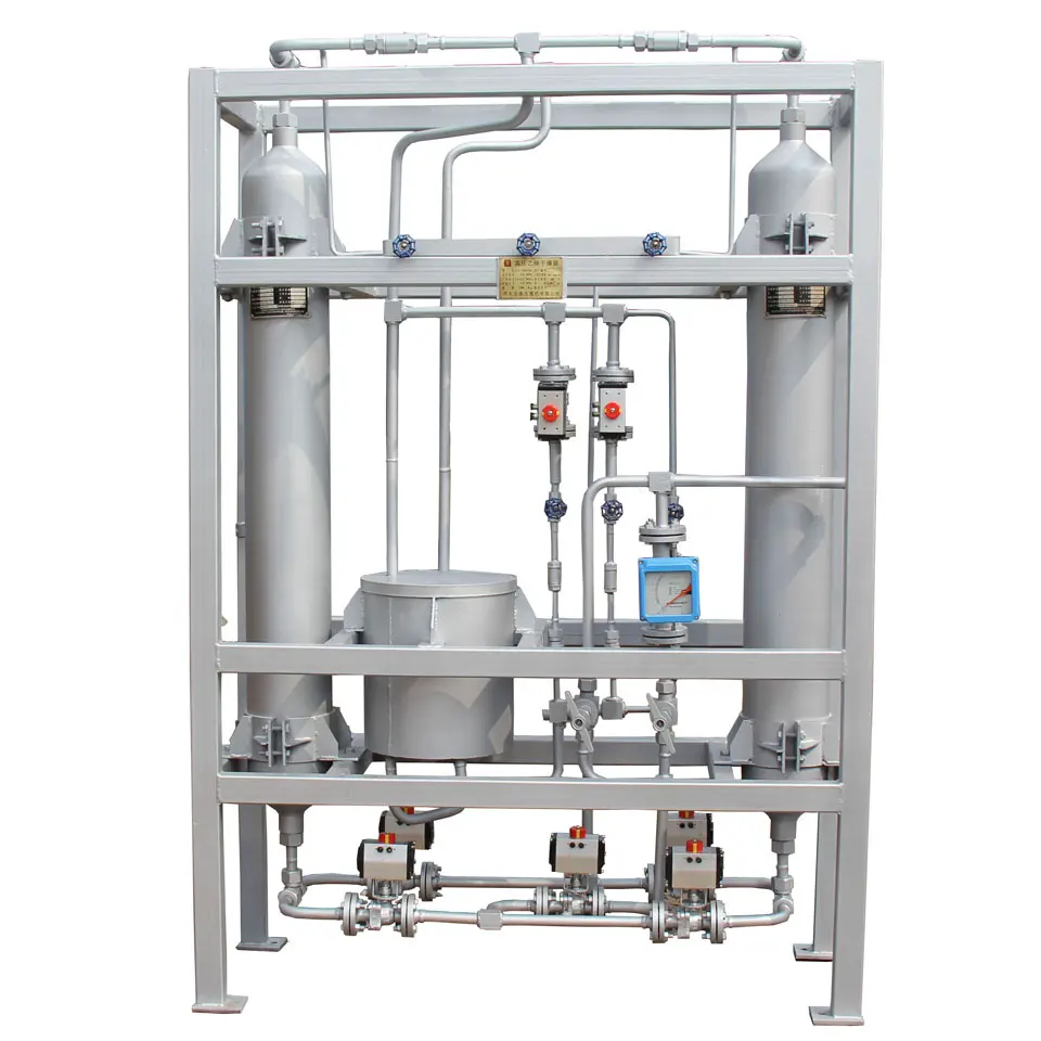 गर्म बेच उच्च गुणवत्ता एसिटिलीन गैस उत्पादन संयंत्र और उपकरण आणविक चलनी उच्च दबाव ड्रायर