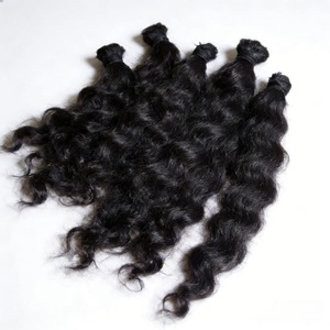 Extensiones de Cabello Humano Rizado Kinky Birmano de Venta Caliente, Cabello Virgen Vietnamita sin Procesar, Paquetes a Granel de Doble Trama, Proveedores - Product Image 4