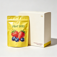 Sachets refermables à fermeture éclair pour fruits secs, personnalisés, en gros d'usine, sacs en Mylar épaissis, durables, avec logo personnalisé, pour emballage cadeau