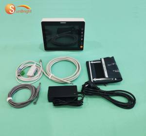 Monitor pasien hewan genggam dokter hewan, Monitor murah 8 inci dengan NIBP/TEMP/PR/SPO2 - Product Image 5