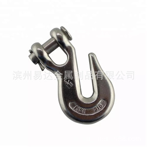 Ganchos de elevación de acero inoxidable Eda de alta resistencia, tipo de bloqueo con ojo, para transporte logístico - Product Image 4