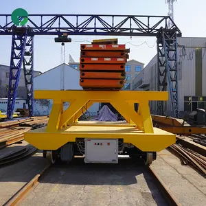 Best price cable drum powered heavy load motorized rail transfer trolley