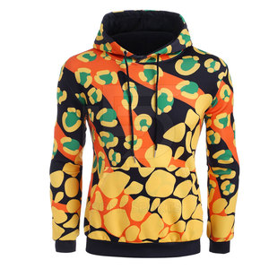 Sudadera con Capucha con Estampado de Leopardo, Sudadera de Forro Polar Sublimada de Alta Calidad para Hombre, Transpirable, con Capucha para Invierno - Nueva Llegada - Product Image 2