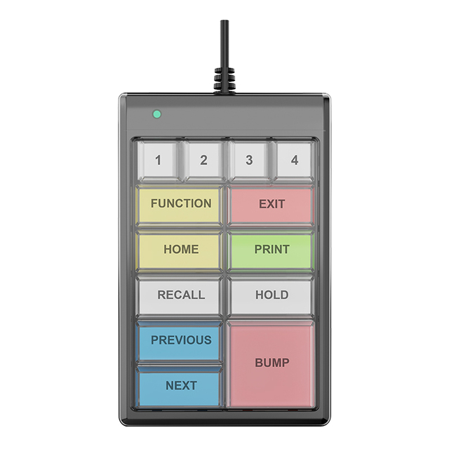 Wholesale Portable 24 Keys Mini USB Wired Numeric Keypad Waterproof Keyboard for Kitchen Video Display System