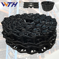 Maillon de chenille pour excavatrice Kobelco Sk200-8 45L, chaîne de chenille pour excavatrice Kobelco Sk100 Sk200 Sk200-8 Sk210 Sk230 Sk260-8